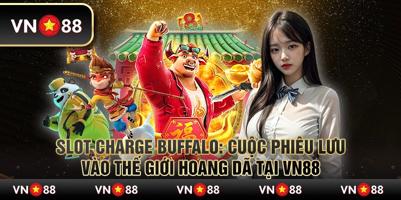 Slot Charge Buffalo - Cuộc phiêu lưu vào thế giới hoang dã tại VN88 2 Slot Charge Buffalo - Cuộc phiêu lưu vào thế giới hoang dã tại VN88